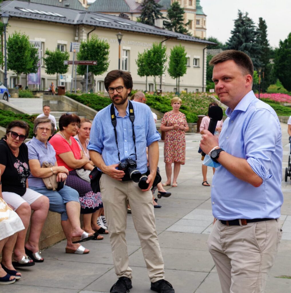Szymon Hołownia z wizytą w Kielcach
