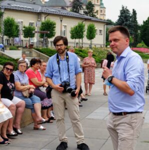 Szymon Hołownia z wizytą w Kielcach