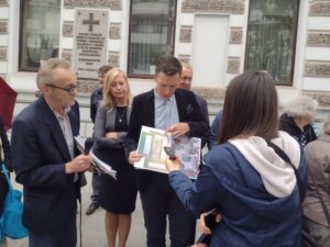 Łódzkie: Mieszkańcy Osiedla Bałuty Doły protestują, Polska 2050 wspiera