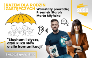 Już dziś warsztaty Przemka i Marty dla korepetytorów akcji Razem dla rodzin zastępczych!