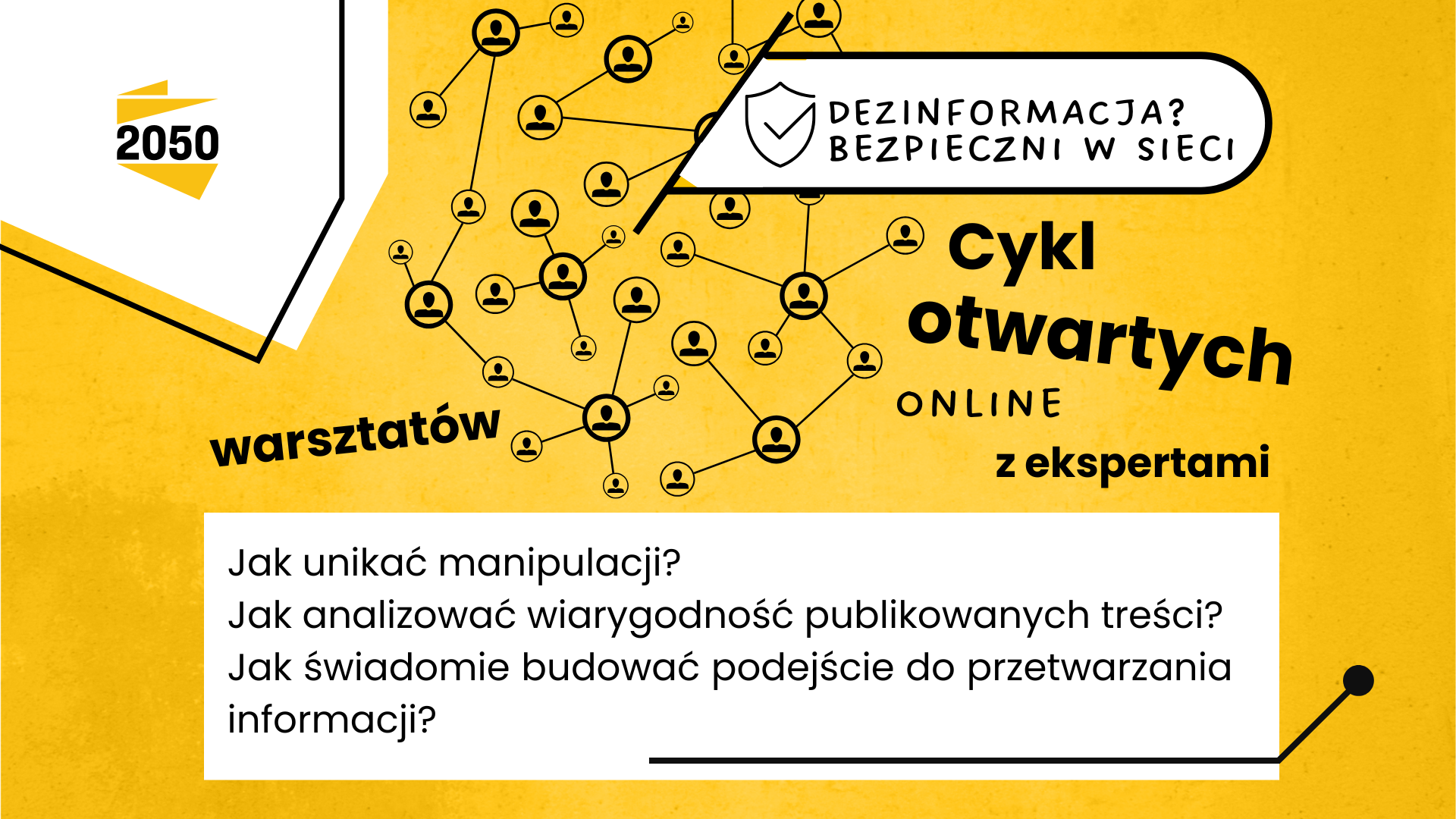 Zdjęcie: Dezinformacja? Bezpieczni w sieci.