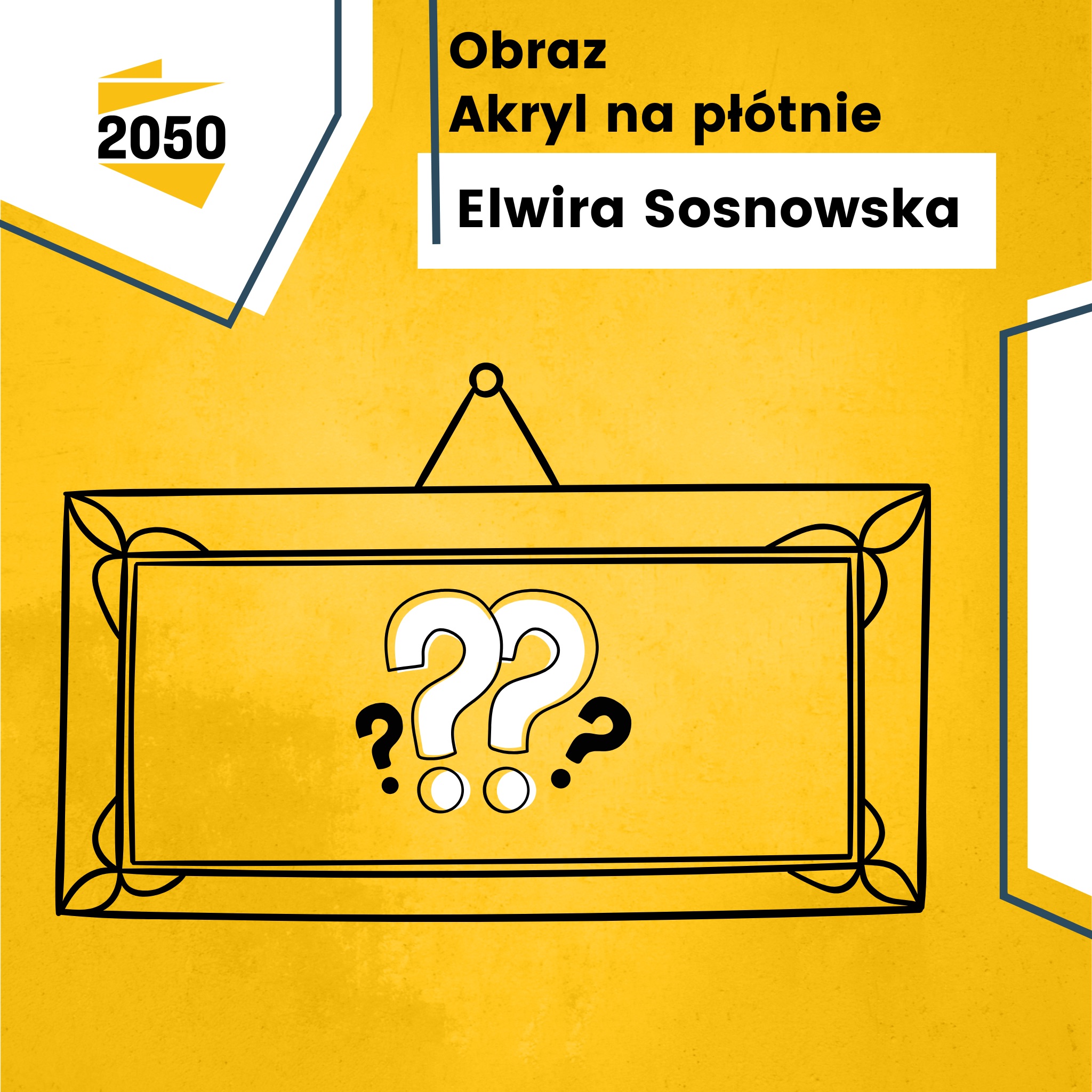 Obraz akryl na płótnie autorstwa Elwiry Sosnowskiej 120X120