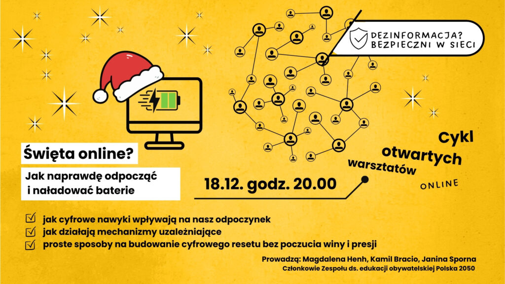 Jak naprawdę odpocząć i naładować baterie? Weź udział w otwartych warsztatach!